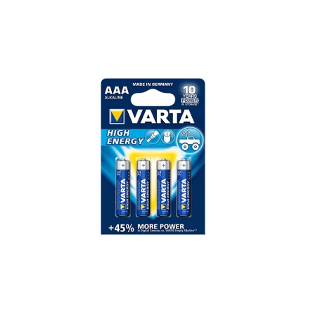 VARTA Batterie Set à 4 pcs AAA / AM-4 / 1.5 V